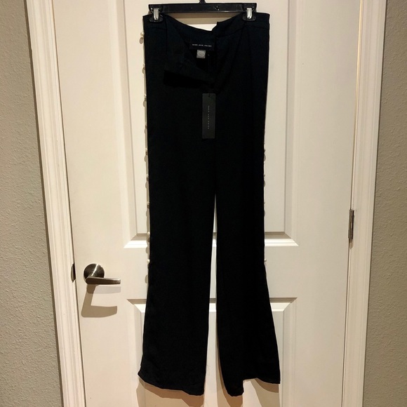 Faux Pearl Accent Pants - Picture 3 of 8